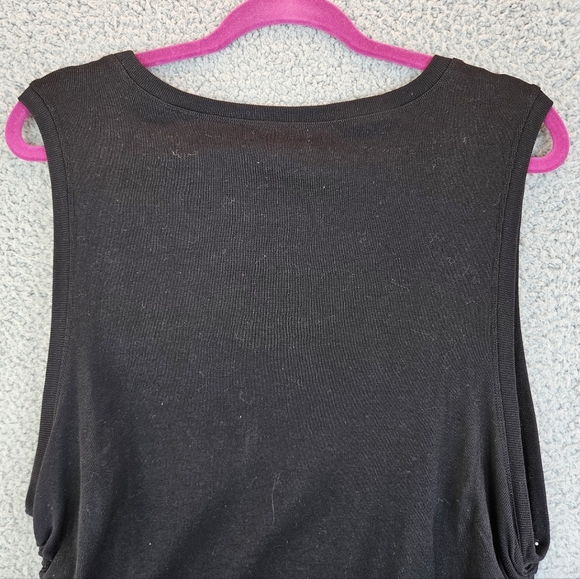 Good American Black Ruched Mini Dress - Picture 8 of 10